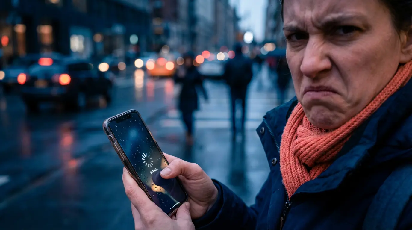Twoja Strona Ładuje Się 3 Sekundy? Właśnie Straciłeś Klienta (Raport 2026) 1 Wykres pokazujący jak niska szybkość strony wpływa na ucieczkę klientów