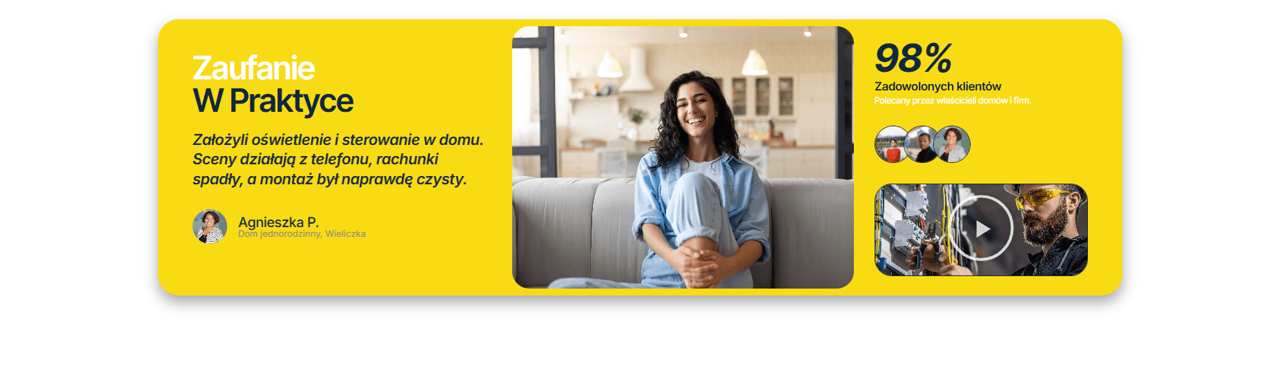 Dlaczego Elektryk w 2026 Roku Potrzebuje Skutecznej Strony? 5 Druga część sekcji usług z dodatkowymi ikonami i opisami oferty