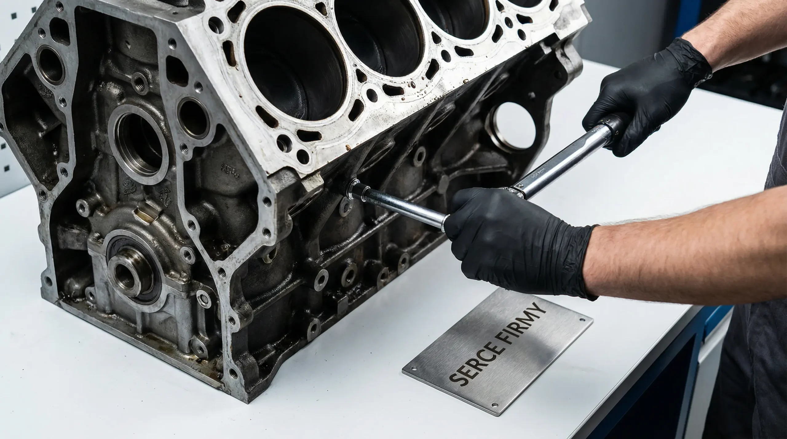 Czym naprawdę jest marketing i dlaczego bywa źle rozumiany? 2 Precyzyjna naprawa silnika na białym stole, przedstawiająca marketing jako kluczowy mechanizm napędowy Twojego biznesu.